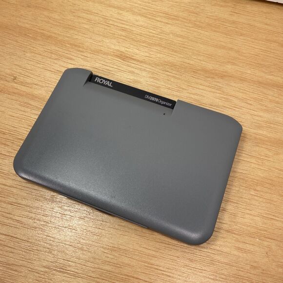 Royal DM2070 Organizer 52 kb  Pocket Organizer Gray 5 in Opened - Picture 4 of 5